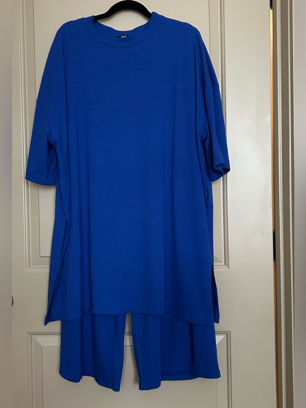 Like New Dressed in Lala Ribbed Playsuit in Royal Blue XL - Picture 2 of 5